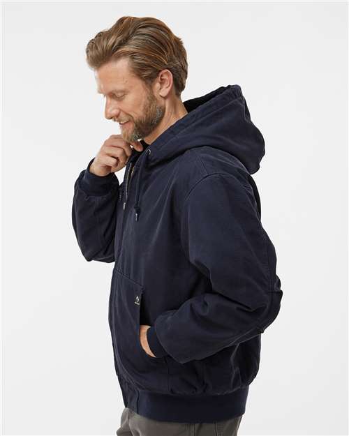 DRI DUCK 5020 Poplin Cook Shirt with Gripper Closures - Side view