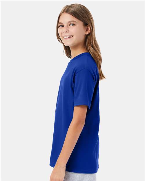 Hanes 498Y Youth Perfect-T T-Shirt - Side view