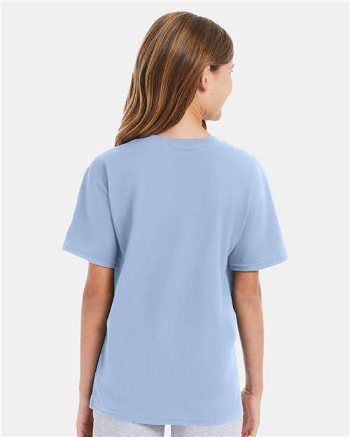 Hanes 498Y Youth Perfect-T T-Shirt - Back view