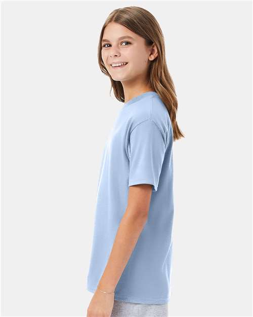 Hanes 498Y Youth Perfect-T T-Shirt - Side view
