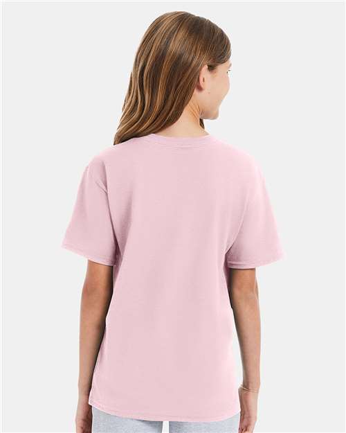 Hanes 498Y Youth Perfect-T T-Shirt - Back view