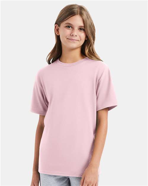 Hanes 498Y Youth Perfect-T T-Shirt - Front view