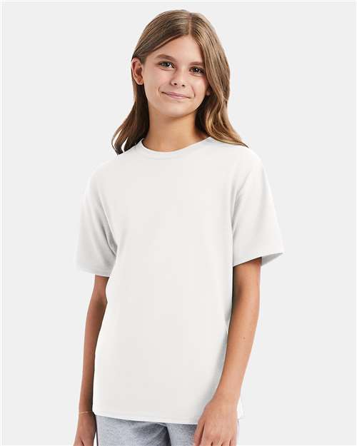 Hanes 498Y Youth Perfect-T T-Shirt - Front view