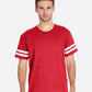 LAT 6937 Unisex Football Fine Jersey Tee - Front view