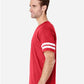 LAT 6937 Unisex Football Fine Jersey Tee - Side view