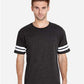 LAT 6937 Unisex Football Fine Jersey Tee - Front view