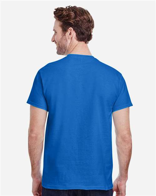 Gildan 5000 Unisex USA-Made Fine Jersey T-Shirt - Back view