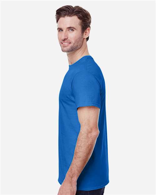 Gildan 5000 Unisex USA-Made Fine Jersey T-Shirt - Side view