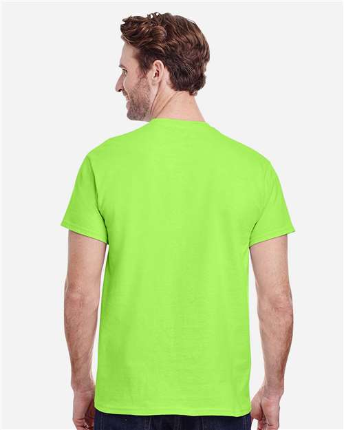 Gildan 5000 Unisex USA-Made Fine Jersey T-Shirt - Back view