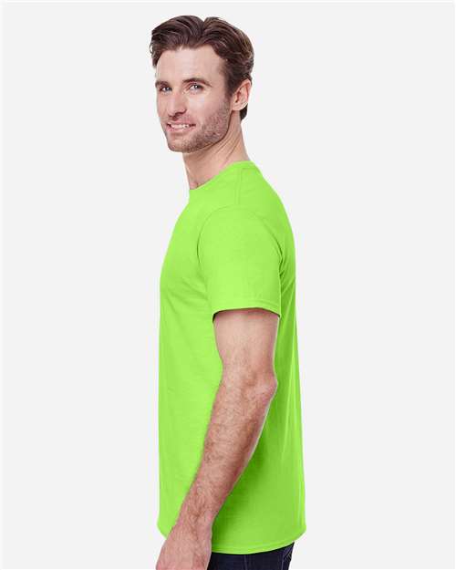 Gildan 5000 Unisex USA-Made Fine Jersey T-Shirt - Side view