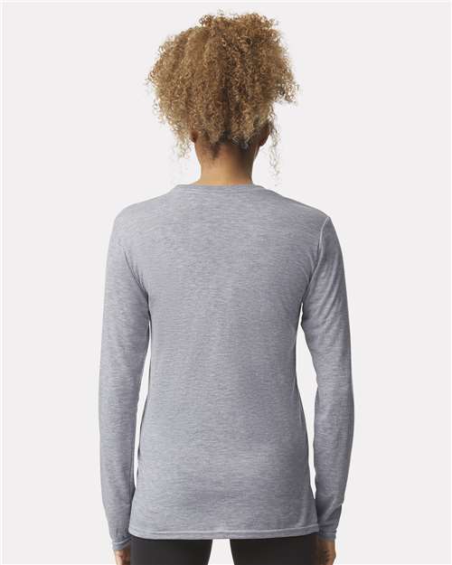 Gildan 42400 Unisex Performance? Long Sleeve T-Shirt - Back view