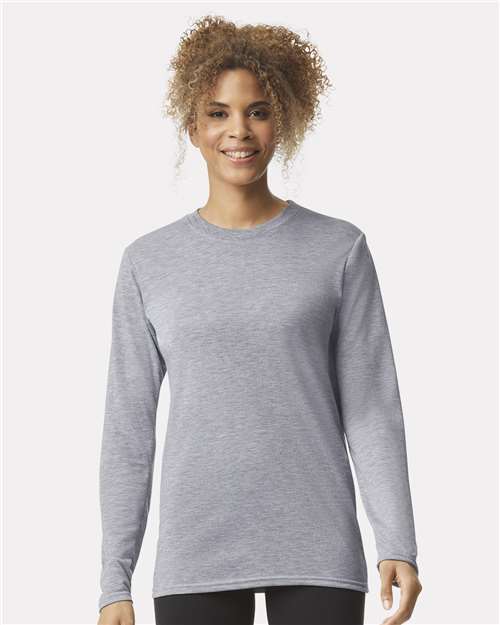 Gildan 42400 Unisex Performance? Long Sleeve T-Shirt - Front view