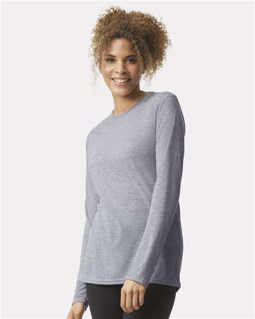 Gildan 42400 Unisex Performance? Long Sleeve T-Shirt - Side view