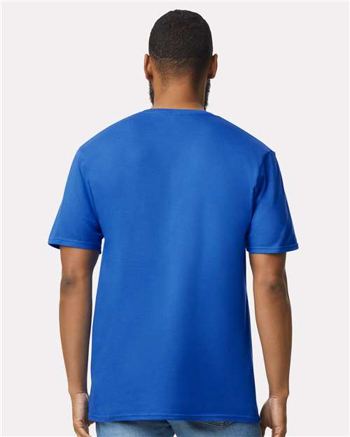 Gildan 64V00 Unisex Softstyle? V-Neck T-Shirt - Back view
