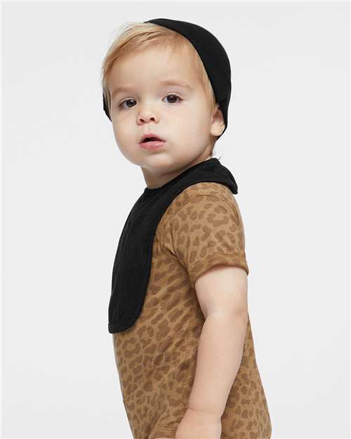 Rabbit Skins 1005 Infant Premium Jersey Bib - Side view