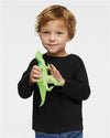 Rabbit Skins 3302 Toddler Fine Jersey Long Sleeve Tee - Front view