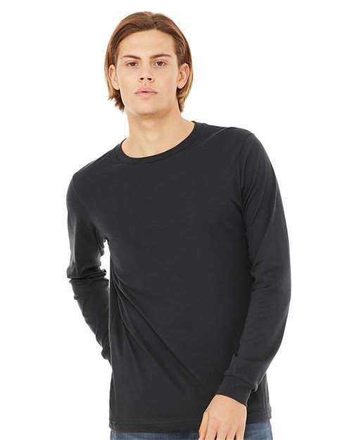 BELLA  CANVAS 3501 Unisex Jersey Long Sleeve Tee - Front view