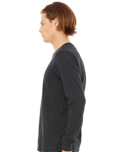 BELLA  CANVAS 3501 Unisex Jersey Long Sleeve Tee - Side view