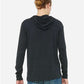 BELLA  CANVAS 3512 Unisex Jersey Hooded Long Sleeve Tee - Back view