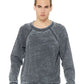 BELLA  CANVAS 3901 Unisex Sponge Fleece Raglan Crewneck Sweatshirt - Front view
