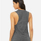 BELLA  CANVAS 8803 Women's Flowy Scoop Muscle Tank - Back view