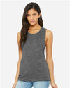 BELLA  CANVAS 8803 Women's Flowy Scoop Muscle Tank - Front view