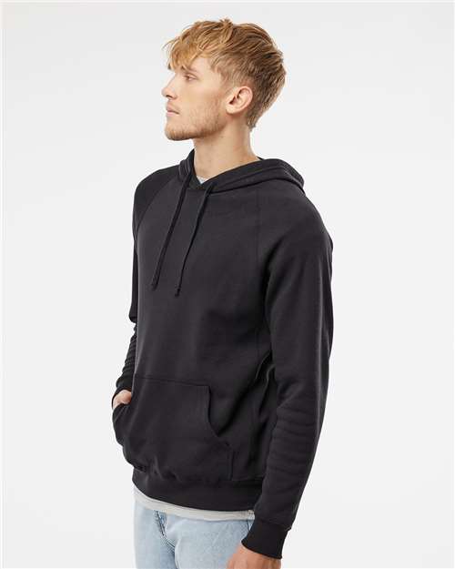 Independent Trading Co. PRM33SBP Unisex Special Blend Raglan Hooded Sweatshirt - Side view