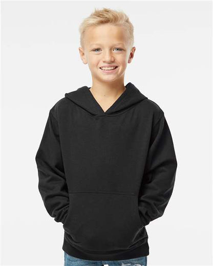 Independent Trading Co. SS4001Y Youth Midweight Hooded Sweatshirt - Front view