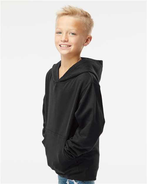 Independent Trading Co. SS4001Y Youth Midweight Hooded Sweatshirt - Side view