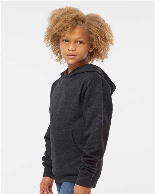 Independent Trading Co. SS4001Y Youth Midweight Hooded Sweatshirt - Side view