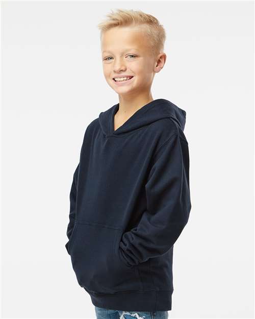Independent Trading Co. SS4001Y Youth Midweight Hooded Sweatshirt - Side view