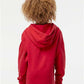 Independent Trading Co. SS4001Y Youth Midweight Hooded Sweatshirt - Back view