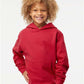 Independent Trading Co. SS4001Y Youth Midweight Hooded Sweatshirt - Front view