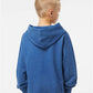 Independent Trading Co. SS4001Y Youth Midweight Hooded Sweatshirt - Back view