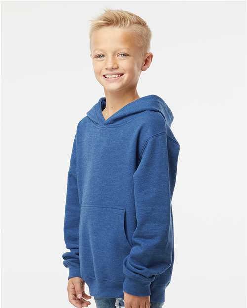 Independent Trading Co. SS4001Y Youth Midweight Hooded Sweatshirt - Side view