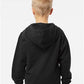 Independent Trading Co. SS4001YZ Youth Midweight Full-Zip Hooded Sweatshirt - Back view