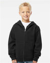 Independent Trading Co. SS4001YZ Youth Midweight Full-Zip Hooded Sweatshirt - Front view