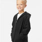 Independent Trading Co. SS4001YZ Youth Midweight Full-Zip Hooded Sweatshirt - Side view