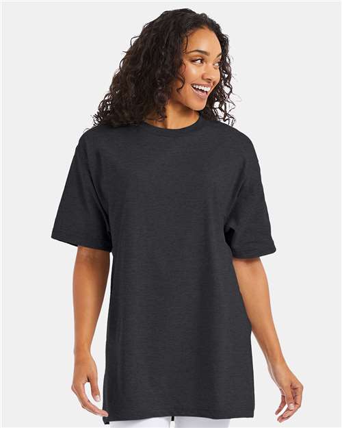 Hanes 518T Unisex Beefy-T? Tall T-Shirt - Front view
