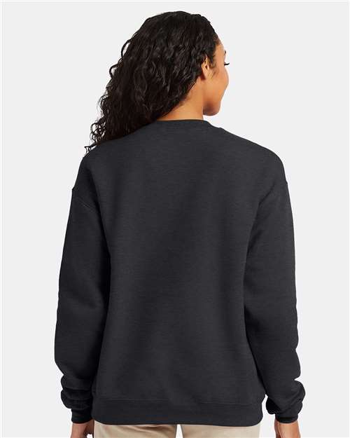 Hanes P160 Unisex EcoSmart? Crewneck Sweatshirt - Back view
