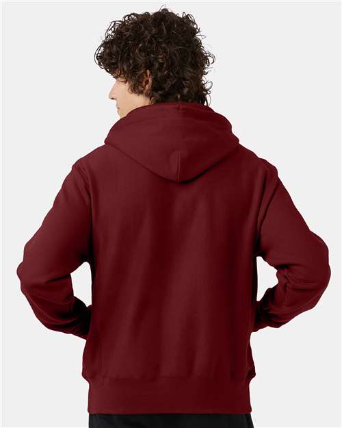 Champion S101 Unisex Reverse Weave? Hooded Sweatshirt - Back view