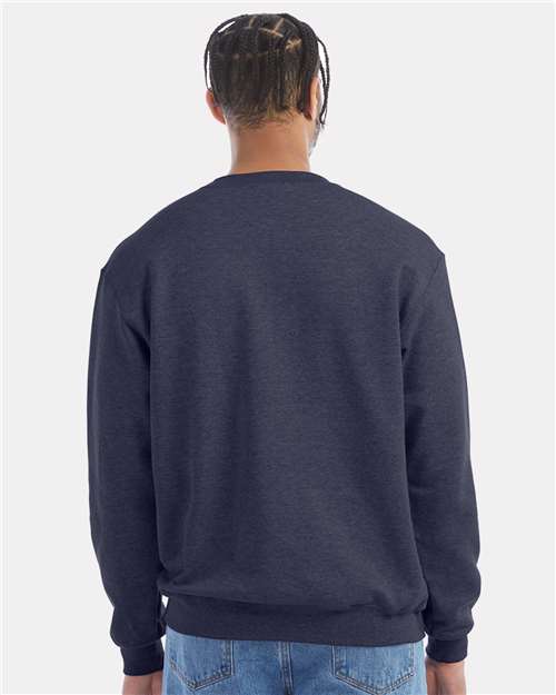 Champion S600 Unisex Powerblend? Crewneck Sweatshirt - Back view
