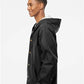 Independent Trading Co. EXP95NB Men's Water-Resistant Hooded Windbreaker - Side view