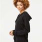 Independent Trading Co. PRM33SBZ Unisex Special Blend Raglan Full-Zip Hooded Sweatshirt - Side view