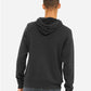 BELLA  CANVAS 3719 Unisex Sponge Fleece Hoodie Sweatshirt - Back view