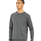BELLA  CANVAS 3945 Unisex Sponge Fleece Drop Shoulder Crewneck Sweatshirt - Side view