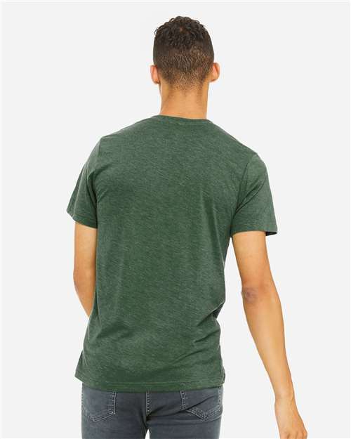 BELLA  CANVAS 3413 Triblend Tee - Back view