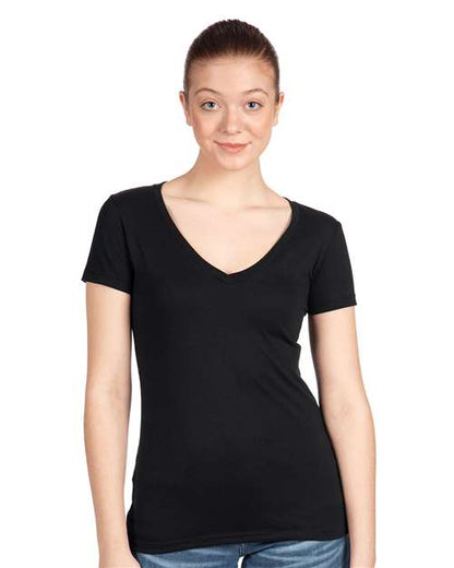 Next Level 1540 Women's Ideal V-Neck Tee - Front view