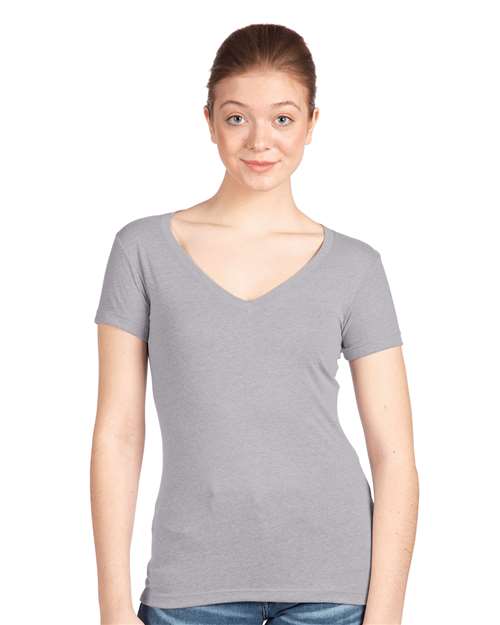 Next Level 1540 Women's Ideal V-Neck Tee - Front view