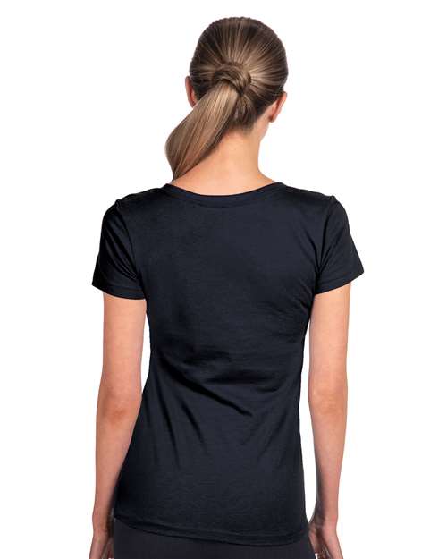 Next Level 1540 Women's Ideal V-Neck Tee - Back view